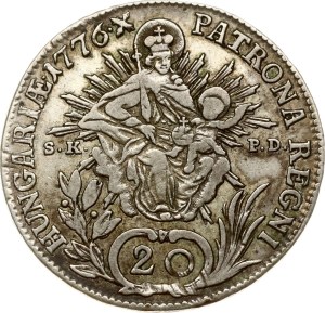 Hungary 20 Krajczar 1776 SK-PD B