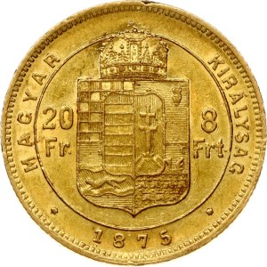 Hungary 20 Francs / 8 Forint 1875 KB
