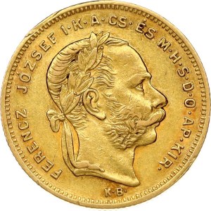Hungary 20 Francs / 8 Forint 1876 KB