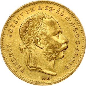 Hungary 20 Francs / 8 Forint 1877 KB