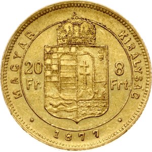 Hungary 20 Francs / 8 Forint 1877 KB