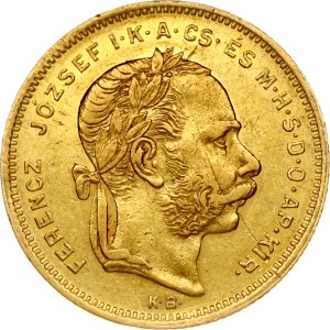 Hungary 20 Francs / 8 Forint 1878 KB