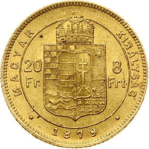 Hungary 20 Francs / 8 Forint 1879 KB