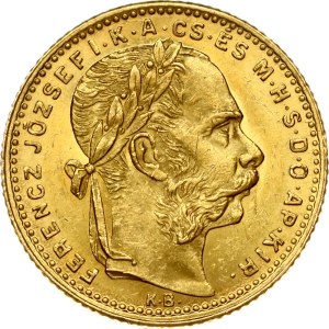 Hungary 20 Francs / 8 Forint 1883 KB