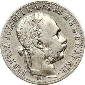 Hungary 1 Forint 1887 KB
