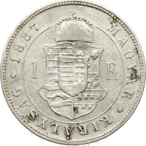 Hungary 1 Forint 1887 KB