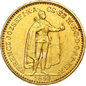 Hungary 20 Korona 1893 KB