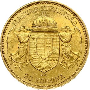 Hungary 20 Korona 1897KB