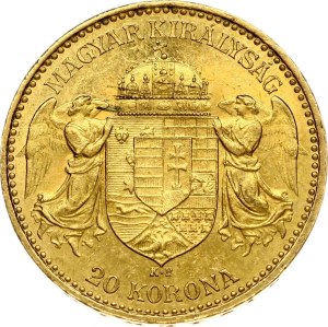 Hungary 20 Korona 1897KB