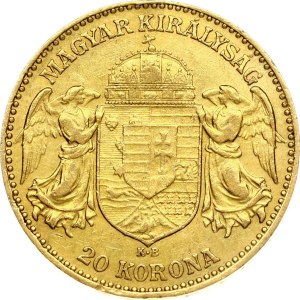 Hungary 20 Korona 1901 KB