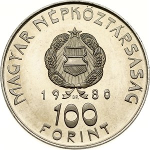 Hungary 100 Forint 1980 BP Space Flight