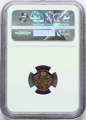 British India 2 Annas 1903 C NGC MS 62