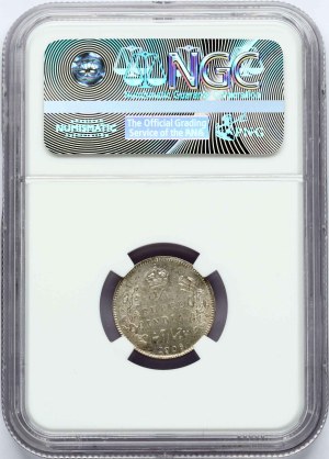 British India 1/4 Rupee 1906 C NGC MS 61
