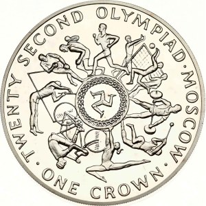Isle of Man Crown 1980 PM Olympics