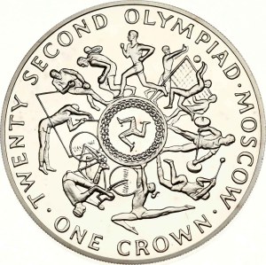 Isle of Man Crown 1980 PM Olympics