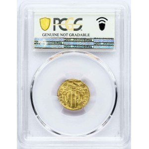 Italy Vatican 1/2 Zecchino 1747 PCGS AU Detail