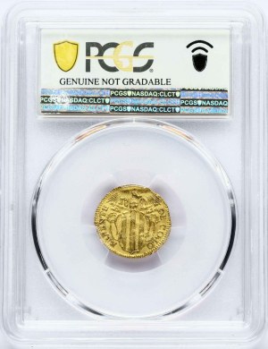 Italy Vatican 1/2 Zecchino 1747 PCGS AU Detail