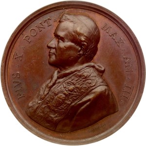 Italy Vatican Medal 1906 NGC MS 64 BN