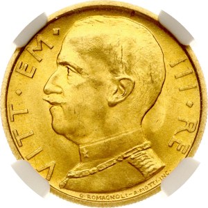 Italy 50 Lire 1931 R IX NGC MS 64