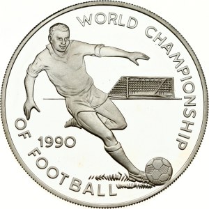 Jamaica 25 Dollars 1990 CHI World Cup