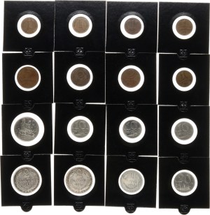 Latvia 1 Santims - 2 Lati 1922-1939 Lot of 16 coins
