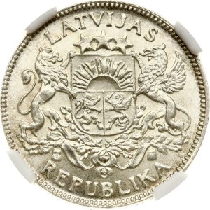 Latvia 1 Lats 1924 NGC MS 64