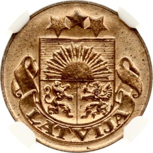 Latvia 1 Santims 1928 NGC MS 64 RB