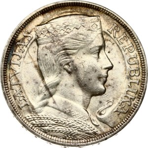 Latvia 5 Lati 1932