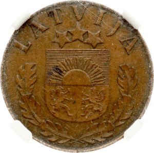 Latvia 2 Santimi 1937 NGC MS 62 BN