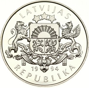 Latvia 10 Latu 1994 Games of 1996