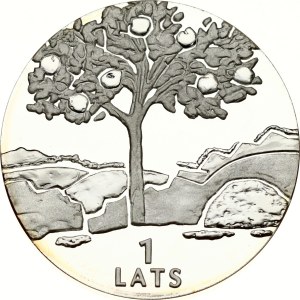 Latvia 1 Lats 2002 Destiny