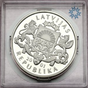 Latvia 1 Lats 2002 Ice Hockey