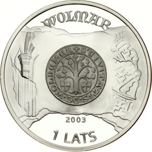 Latvia 1 Lats 2003 Valmiera