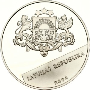 Latvia 1 Lats 2004 Latvia-European Union