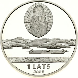 Latvia 1 Lats 2004 Latgale