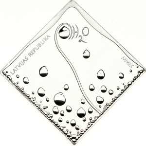 Latvia 1 Lats 2009 Coin of Water