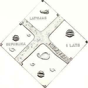 Latvia 1 Lats ND (2011) Aleksandrs Caks