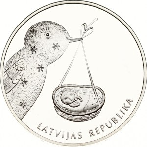 Latvia 1 Lats 2013 Sweet Little Baby