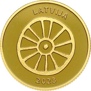 Latvia 5 Euro 2023 The Golden Horses