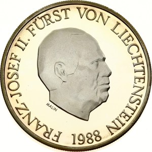 Liechtenstein 10 Franken 1988 Reign