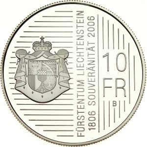 Liechtenstein 10 Franken 2006 B Sovereignty