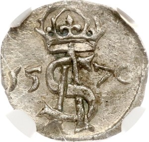Lithuania Dwudenar 1570 Vilnius NGC MS 62