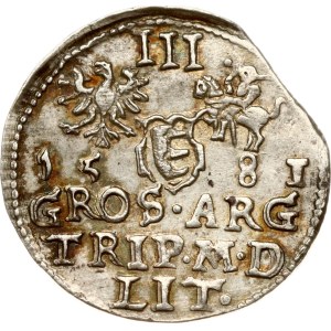 Lithuania Trojak 1581 Vilnius