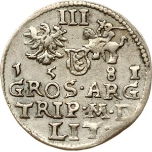 Lithuania Trojak 1581 Vilnius (R)