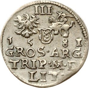 Lithuania Trojak 1581 Vilnius (R)