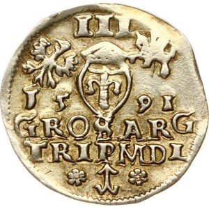 Lithuania Trojak 1591 Vilnius (R)