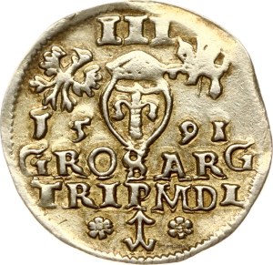 Lithuania Trojak 1591 Vilnius (R)