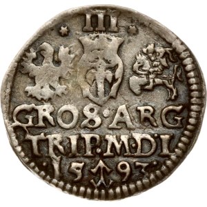 Lithuania Trojak 1593 Vilnius (R)