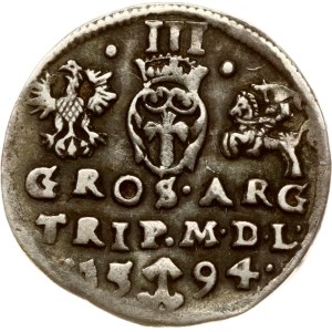 Lithuania Trojak 1594 Vilnius (R)