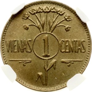Lithuania 1 Centas 1925 NGC MS 66
